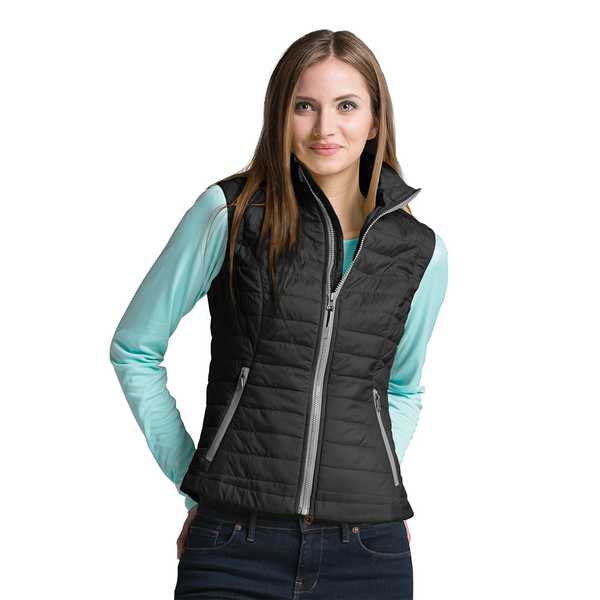 Charles River® Radius Ladies' 2-in-1 Insulated Quilted Vest
