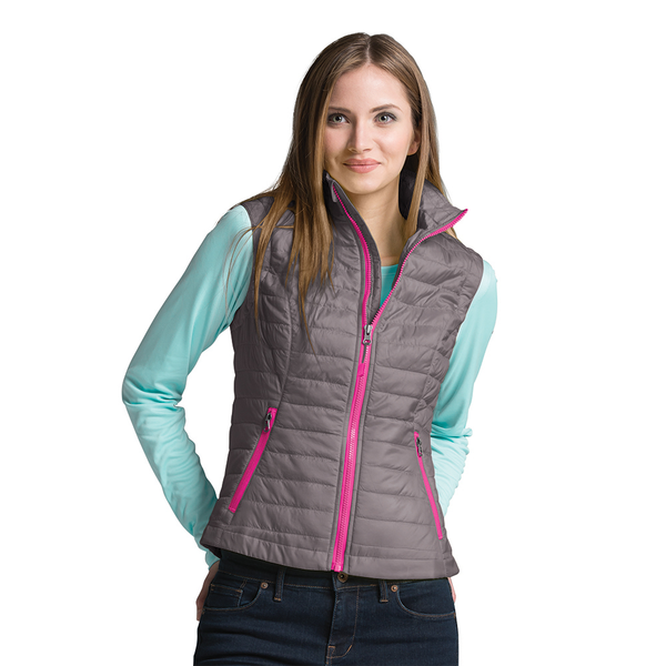 Charles River® Radius Ladies' 2-in-1 Insulated Quilted Vest