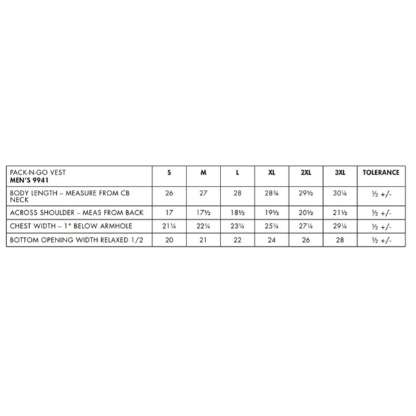 Charles River® Men's Pack-N-Go® Vest