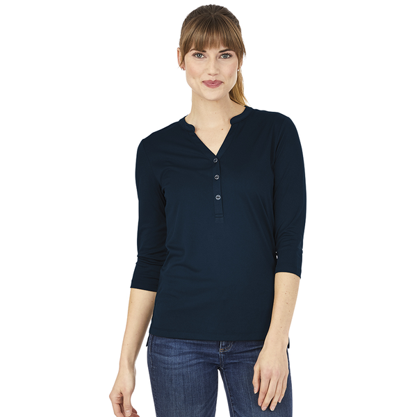 Charles River® Windsor Ladies' Jersey Knit Henley