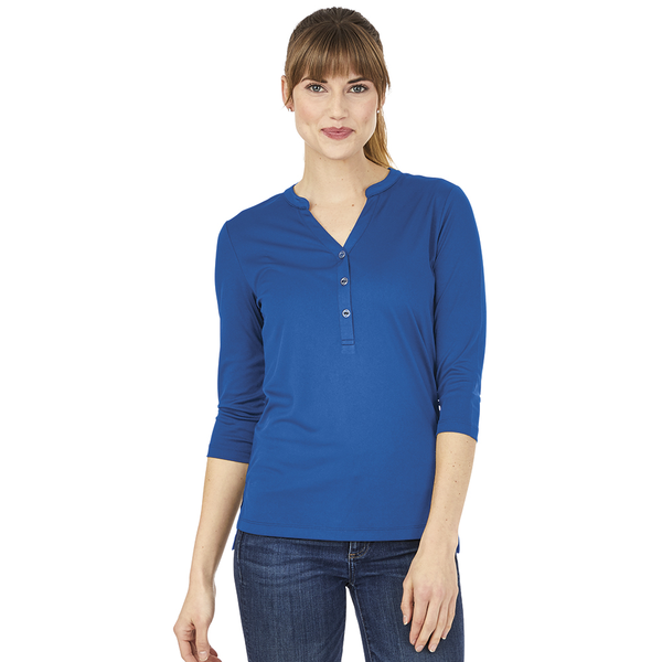 Charles River® Windsor Ladies' Jersey Knit Henley