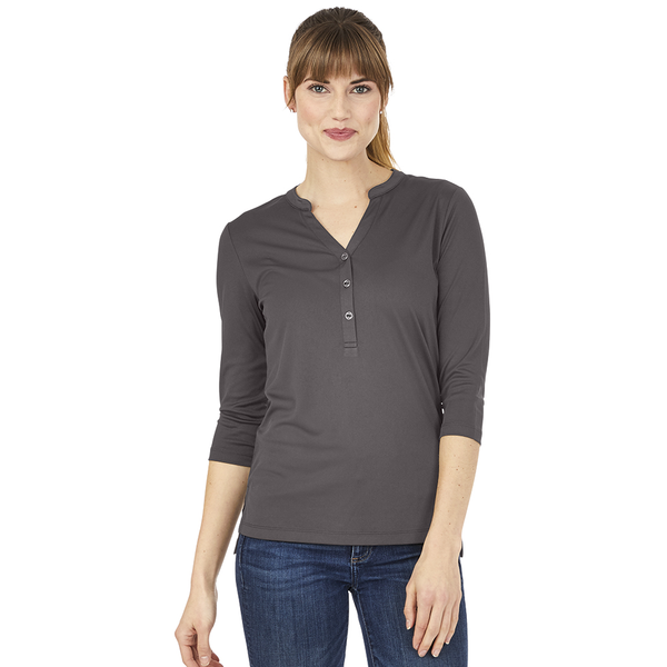 Charles River® Windsor Ladies' Jersey Knit Henley