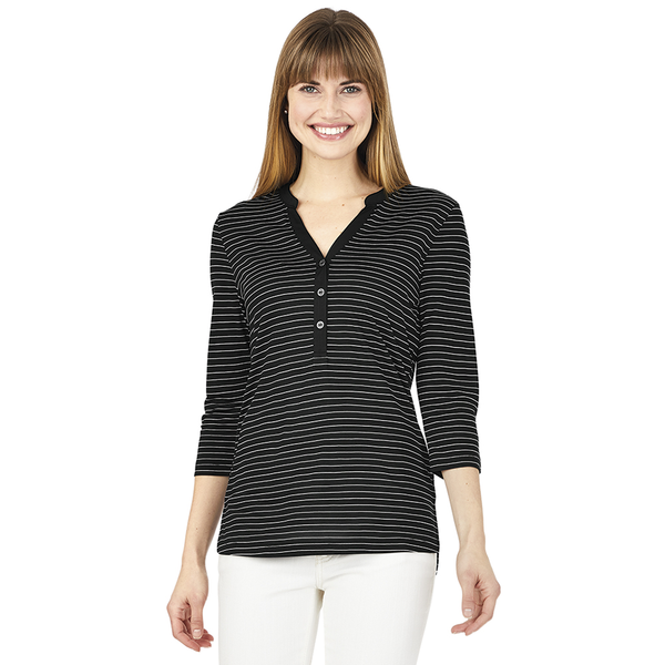 Charles River® Windsor Ladies' Jersey Knit Henley