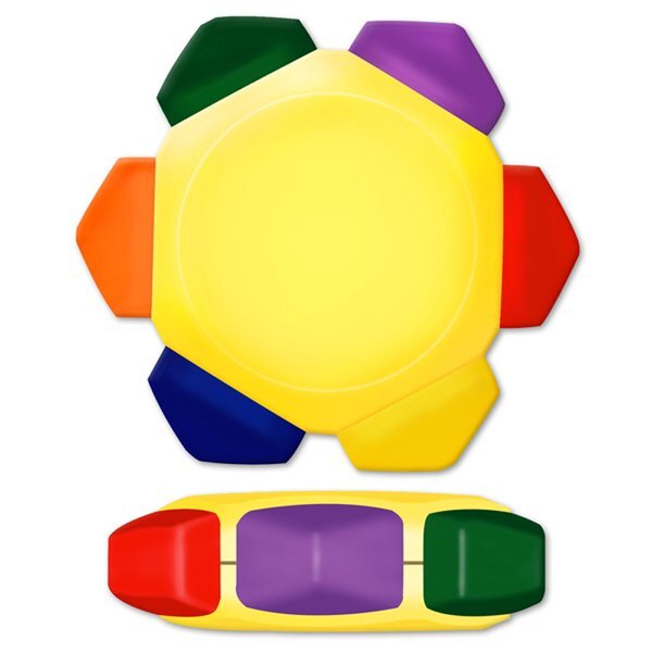 Crayo-Craze® 6-Color Crayon Wheel