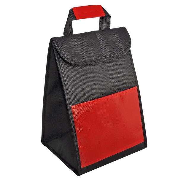 Top Handle Insulated Cooler Bag w/ Bright Pocket