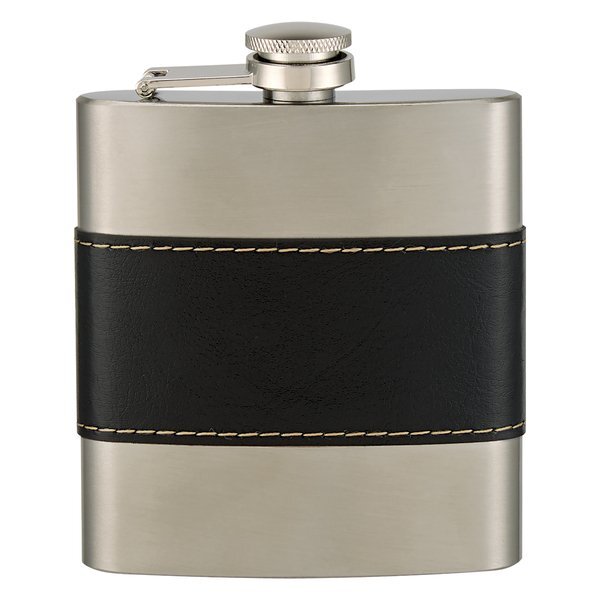 McCoy Stainless Steel Flask, 6oz.
