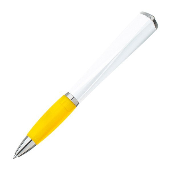 Twist Action Triangular Message Ballpoint Pen