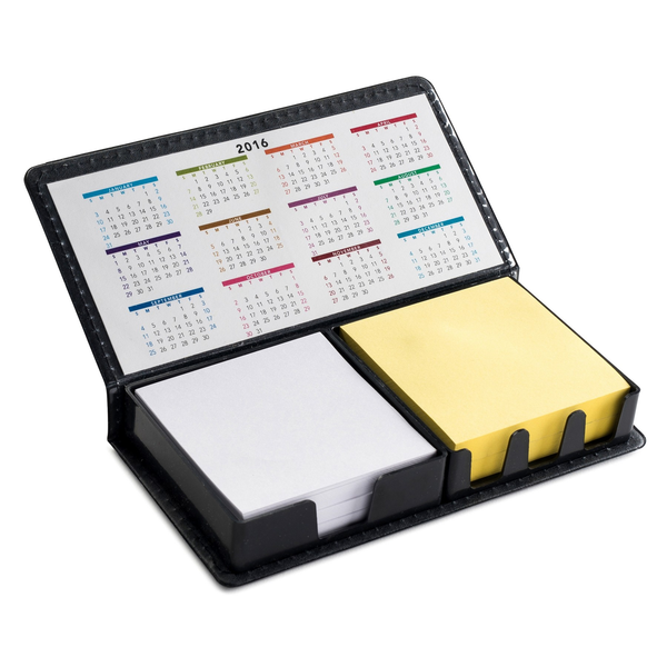Leatherette Dual Note Pad Organizer