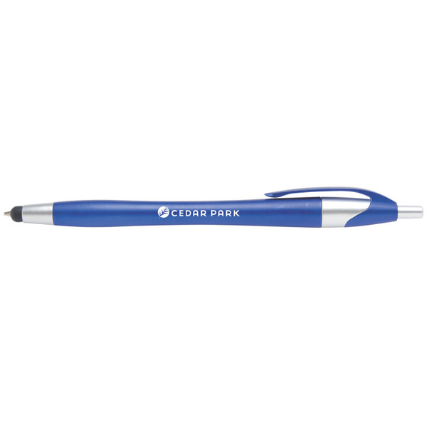 Javalina®  Metallic Retractable Ballpoint Pen & Stylus