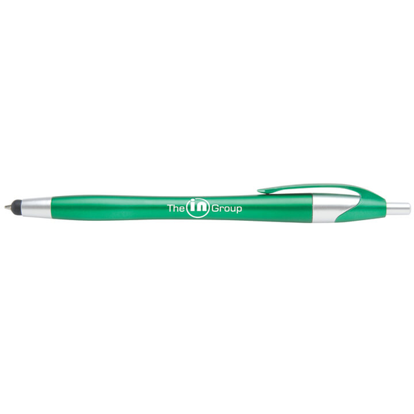 Javalina®  Metallic Retractable Ballpoint Pen & Stylus
