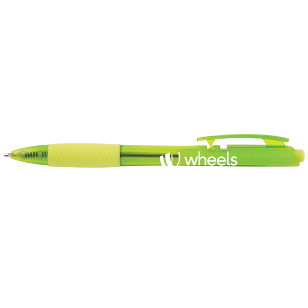 Tryit™ Bright Translucent Retractable Ballpoint Pen