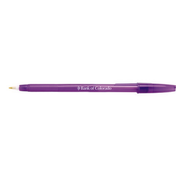 Translucent Stick Ballpoint Pen