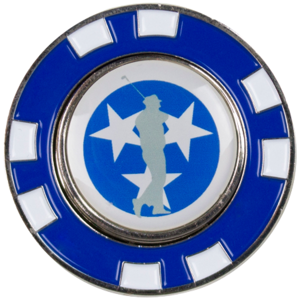 Metal Poker Chip Magnetic Ball Marker