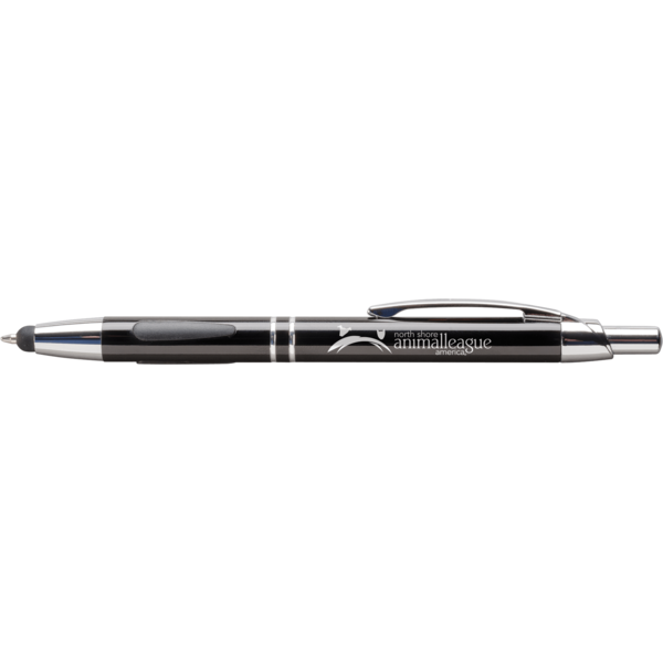 Vienna™ Retractable Ballpoint Metal Pen & Stylus