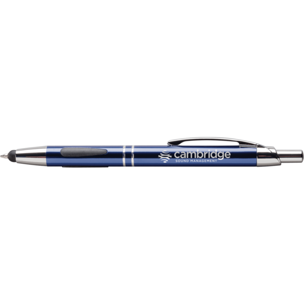 Vienna™ Retractable Ballpoint Metal Pen & Stylus