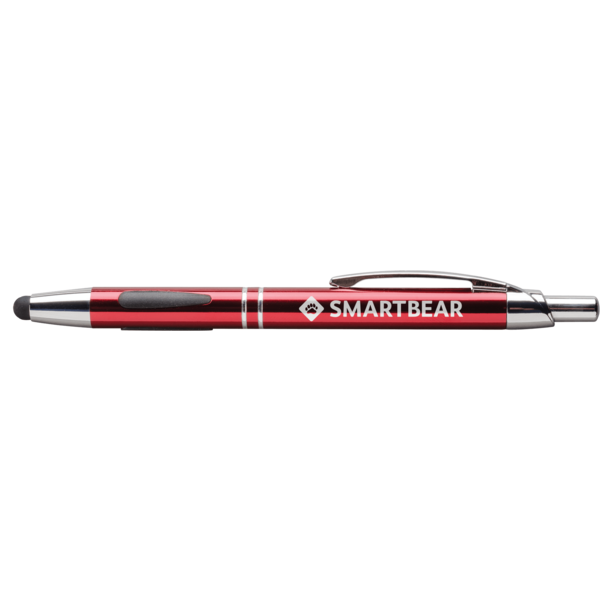 Vienna™ Retractable Ballpoint Metal Pen & Stylus