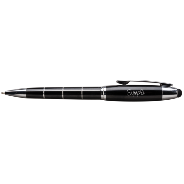 Damali Ballpoint Twist Action Metal Pen & Stylus