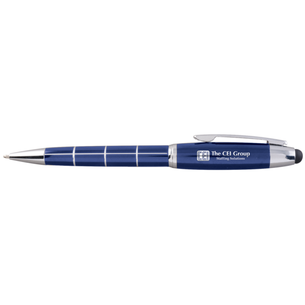 Damali Ballpoint Twist Action Metal Pen & Stylus