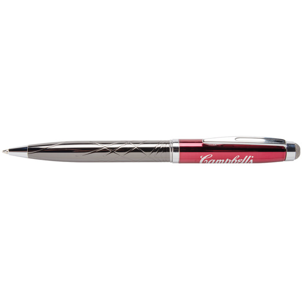 Guillox® 9 Ballpoint Twist Action Metal Pen & Stylus
