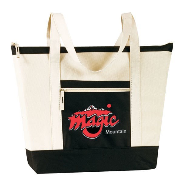 Saratoga Large 600D Zip Tote