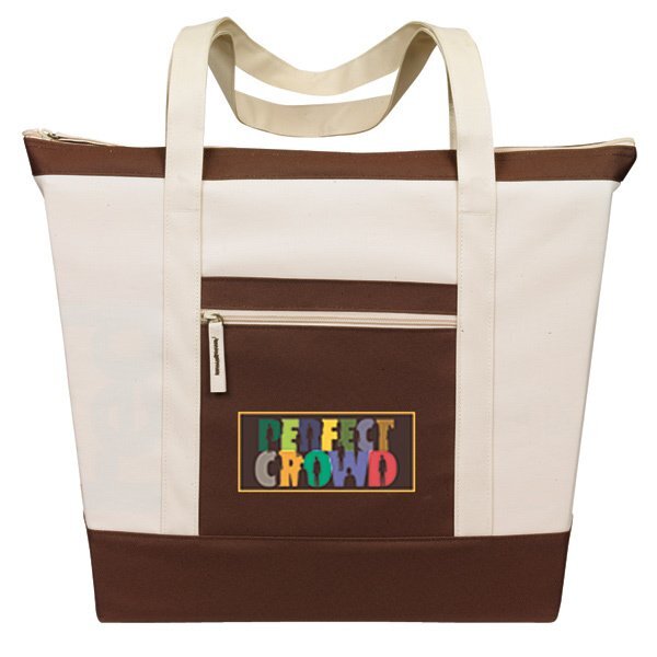 Saratoga Large 600D Zip Tote