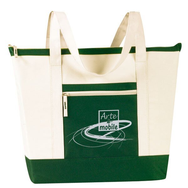 Saratoga Large 600D Zip Tote