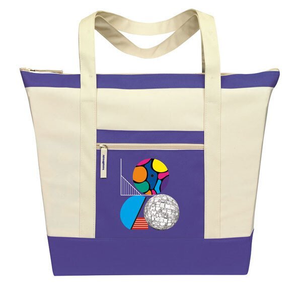 Saratoga Large 600D Zip Tote