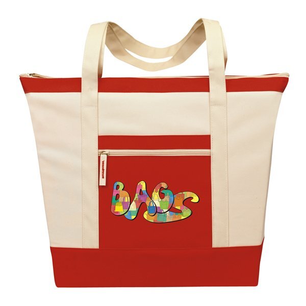 Saratoga Large 600D Zip Tote