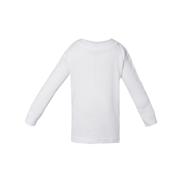 Rabbit Skins® Combed Ringspun Cotton Long Sleeve Baby Rib Infant Pajama Top