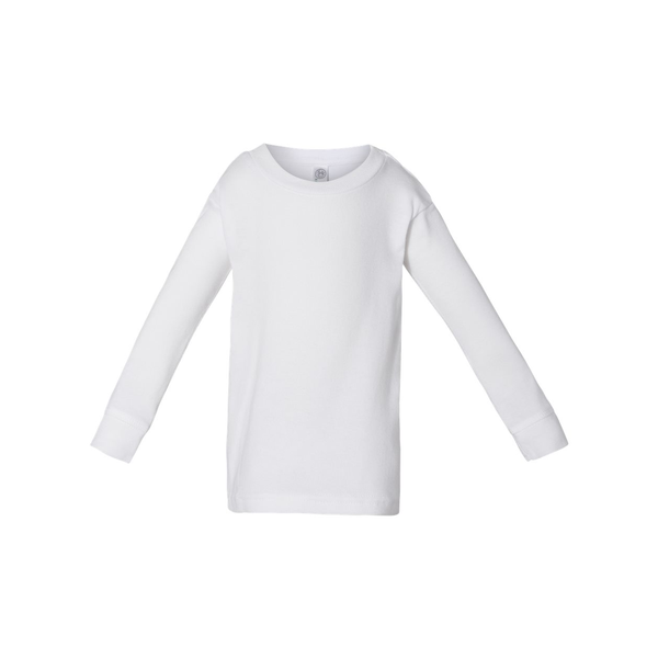 Rabbit Skins® Combed Ringspun Cotton Long Sleeve Baby Rib Infant Pajama Top