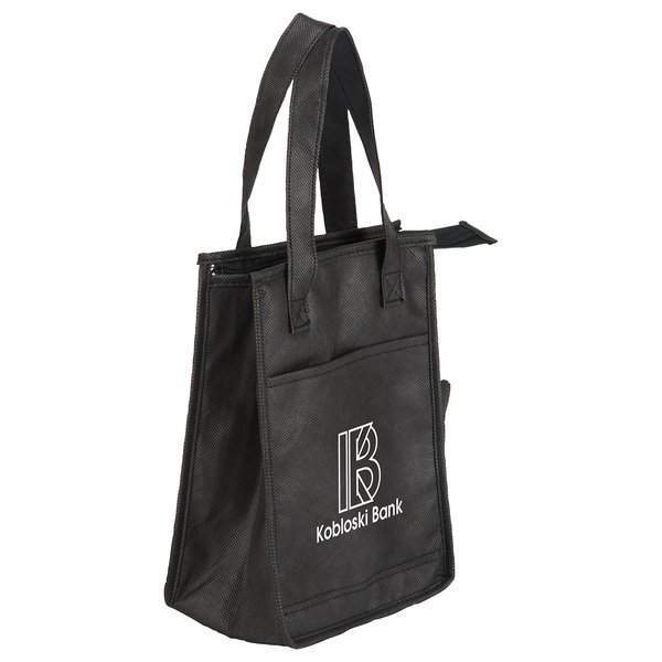 Insulated Non-Woven Lunch Tote w/ Pockets