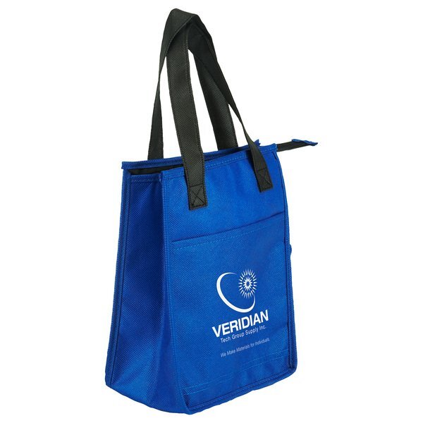 Insulated Non-Woven Lunch Tote w/ Pockets