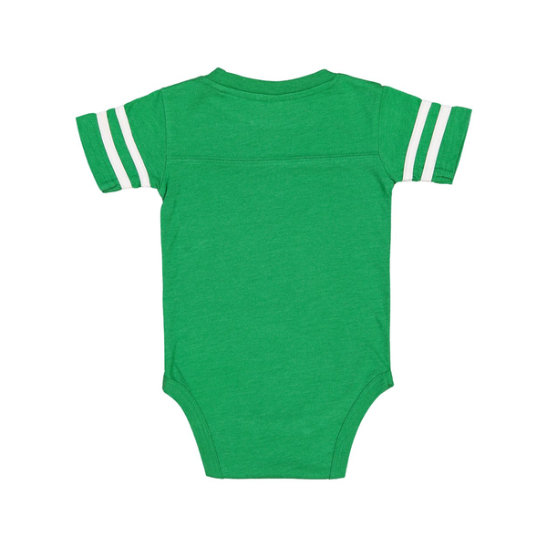 Rabbit Skins® Combed Ringspun Cotton Infant Football Fine Jersey Bodysuit