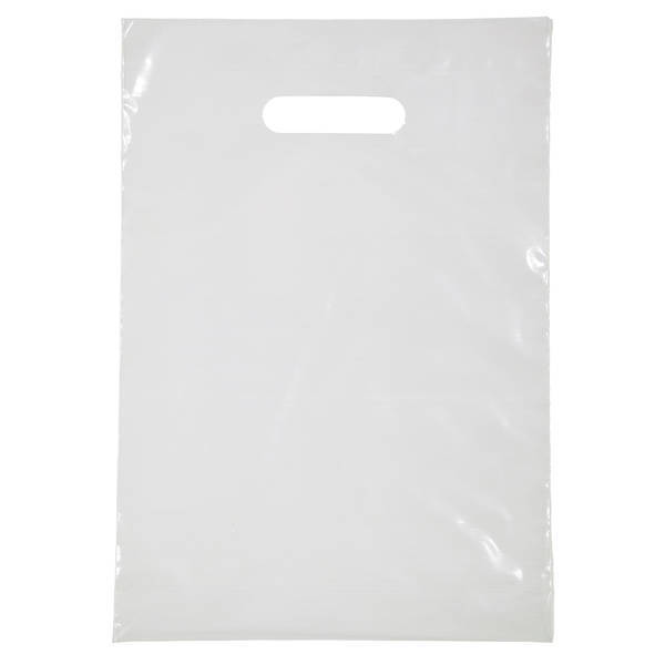 Digital Full Color Plastic Die Cut Take Home Bag, 9" x 13"