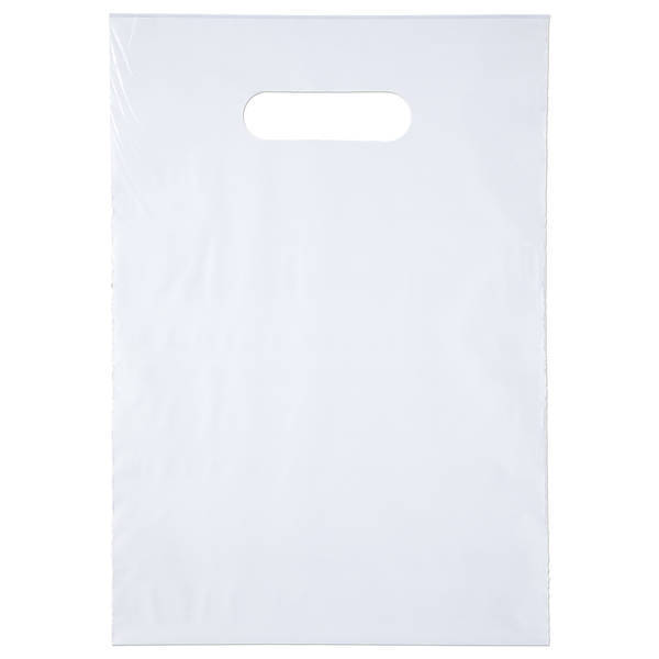 Digital Full Color Plastic Die Cut Take Home Bag, 9" x 13"