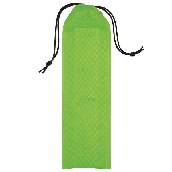 Reusable Straws In Drawstring Pouch, 4 Pack