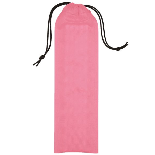 Reusable Straws In Drawstring Pouch, 4 Pack