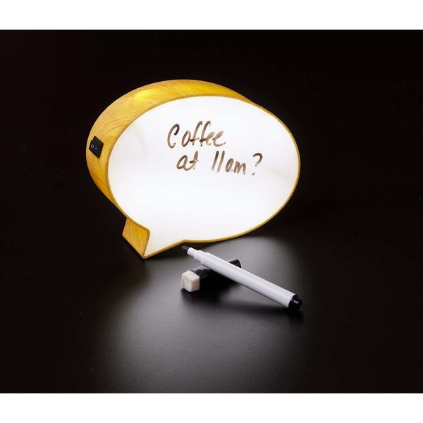 Light-Up Mini Speech Bubble Message Board