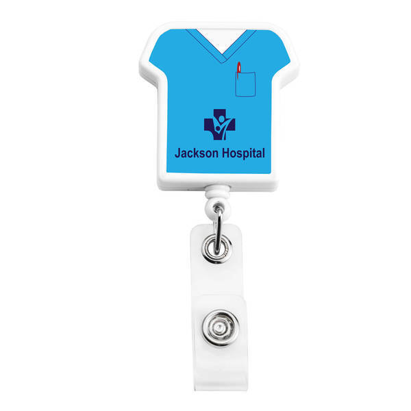 Uniform Retractable Badgeholder, Alligator Clip