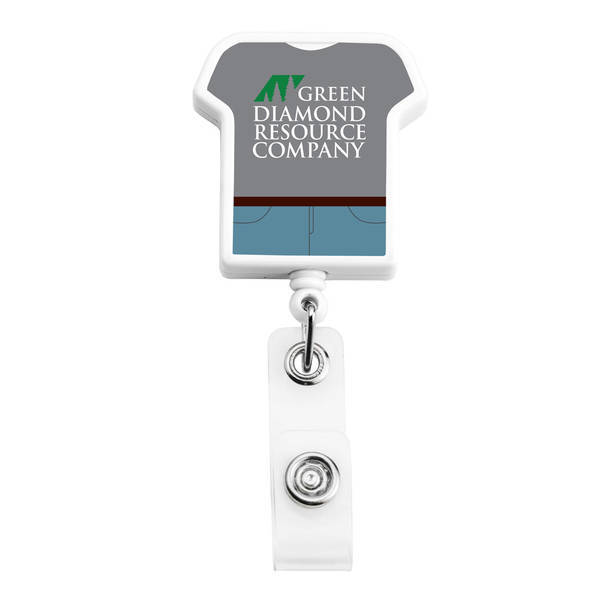 Uniform Retractable Badgeholder, Alligator Clip