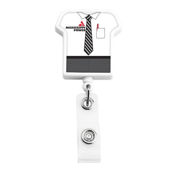 Uniform Retractable Badgeholder, Alligator Clip