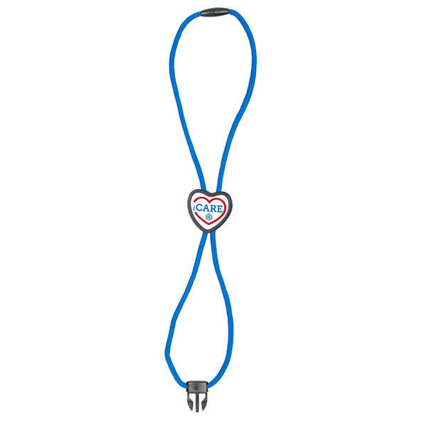 Braided Lanyard with Heart Slider