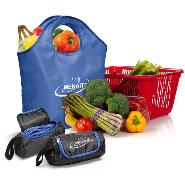 Reusable Grocery Pod Polyester Tote Set