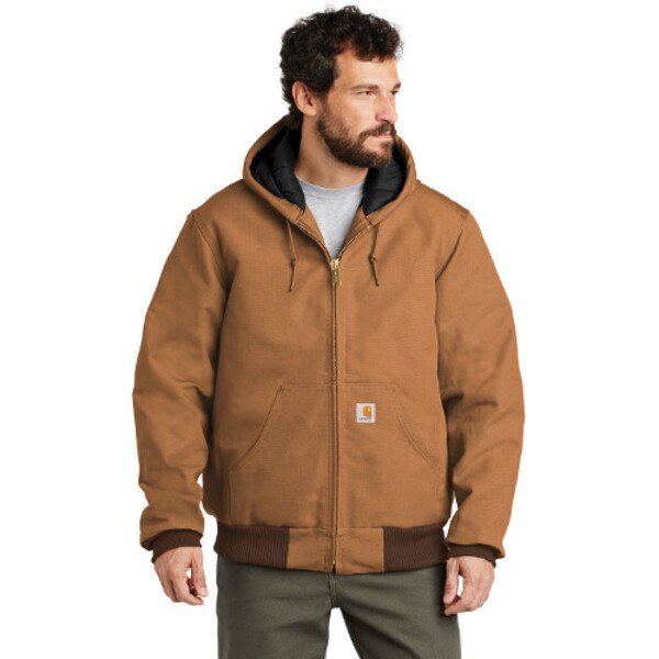 Carhartt® Tall Quilted Flannel-Lined Duck Active Jacket