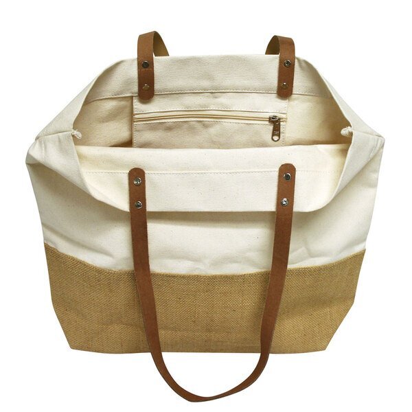 Essence Canvas & Jute Tote