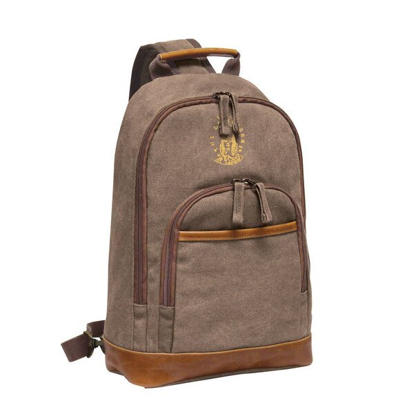 Slim Sling Stonewashed Canvas Backpack