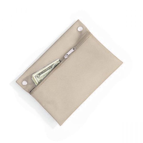 Efficiency Zippered Denier Tote w/ Removable Pouch