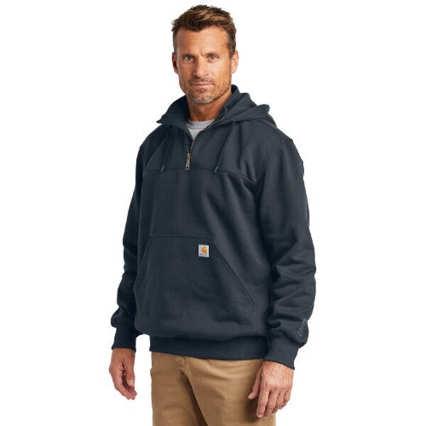 Carhartt® Rain Defender® Paxton Heavyweight Hooded Zip Mock Sweatshirt