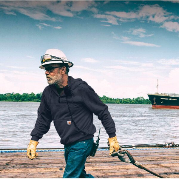 Carhartt® Rain Defender® Paxton Heavyweight Hooded Zip Mock Sweatshirt