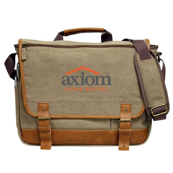 Tahoe Stonewashed Canvas Messenger Bag